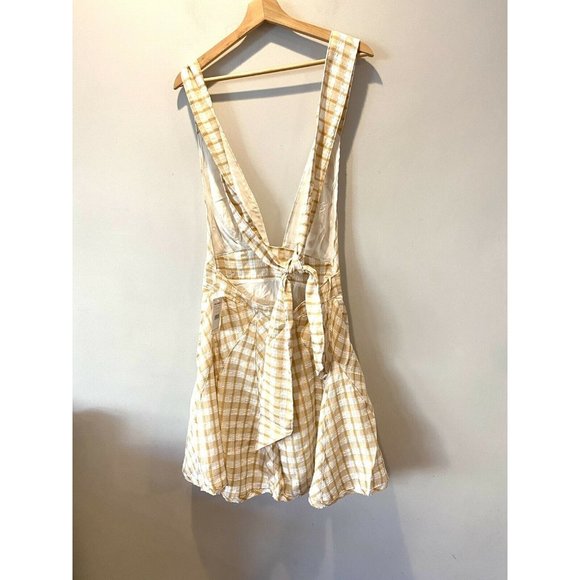 New Free People Do the Twist Seersucker Halter Min - Picture 8 of 11